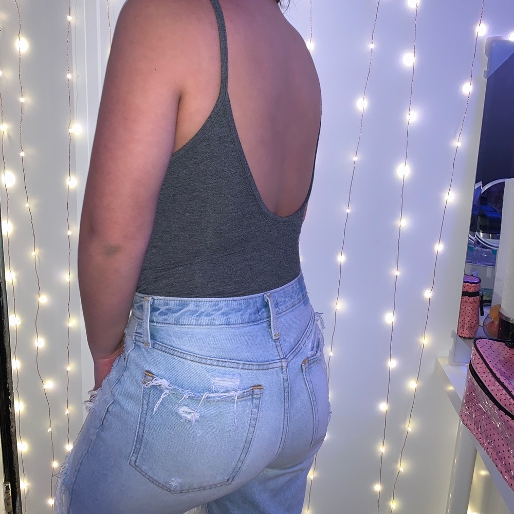 Grey bodysuit